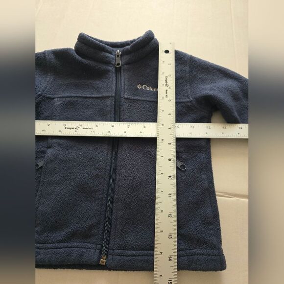 Columbia Zip Up Kids Sweater Size 3T In Blue - Picture 5 of 5